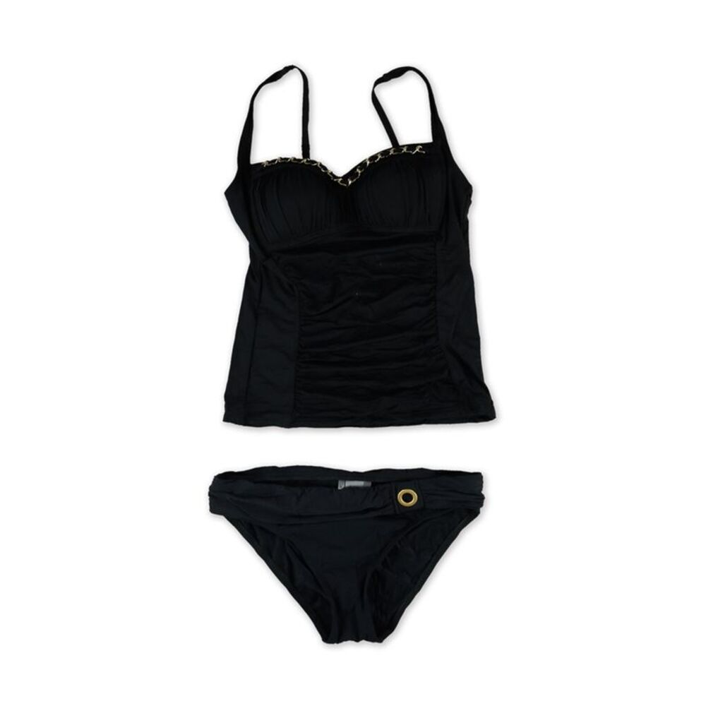 Bleu Womens Ruched Retro 2 Piece Tankini, NWT